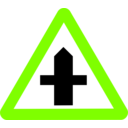 download Roadsign Crossroads clipart image with 90 hue color