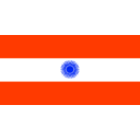 download Flag Of Argentina clipart image with 180 hue color