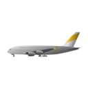 download Airliner clipart image with 45 hue color