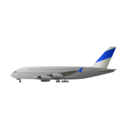 download Airliner clipart image with 225 hue color