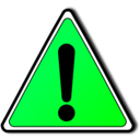download Warning Sign clipart image with 90 hue color
