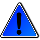 download Warning Sign clipart image with 180 hue color
