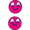 download Happy Sad clipart image with 270 hue color