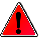 download Warning Sign clipart image with 315 hue color