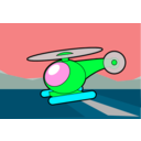 download Helicopter clipart image with 135 hue color