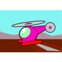 download Helicopter clipart image with 315 hue color