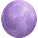 download Luna clipart image with 225 hue color