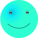 download Smiley Simple clipart image with 135 hue color