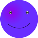 download Smiley Simple clipart image with 225 hue color