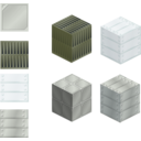 Set Of Metalic Tiles