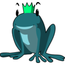 download Frog Prince clipart image with 90 hue color