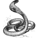 download Cobra Grayscale clipart image with 90 hue color