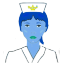 download Nursing Cap clipart image with 180 hue color