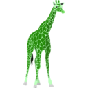 download Another Giraffe clipart image with 90 hue color