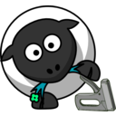 download Stapler Sheep clipart image with 90 hue color