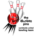 download The Drunken Pins Worldwide United Bowling Team clipart image with 0 hue color