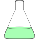 download Erlenmeyerkolben clipart image with 270 hue color
