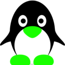 download Penguin clipart image with 90 hue color