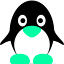 download Penguin clipart image with 135 hue color