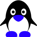 download Penguin clipart image with 225 hue color