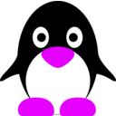 download Penguin clipart image with 270 hue color