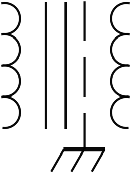 Rsa Iec Transformer Symbol 6