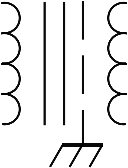 Rsa Iec Transformer Symbol 6