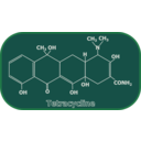 download Tetracycline Structure clipart image with 315 hue color