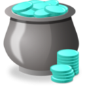 download Money Pot clipart image with 135 hue color