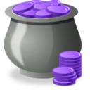 download Money Pot clipart image with 225 hue color