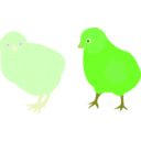 download Chicks Figure Color clipart image with 45 hue color