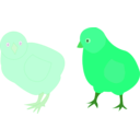 download Chicks Figure Color clipart image with 90 hue color