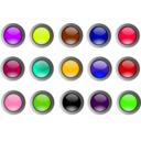 download Round Buttons clipart image with 45 hue color