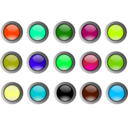 download Round Buttons clipart image with 135 hue color