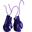 download Vintage Leather Boxing Gloves clipart image with 225 hue color