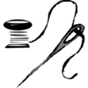 download Thread And Needle clipart image with 90 hue color