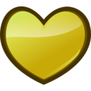 download Heart clipart image with 45 hue color