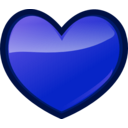 download Heart clipart image with 225 hue color