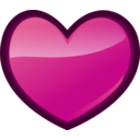 download Heart clipart image with 315 hue color