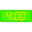 download Digital Clock clipart image with 45 hue color