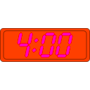 download Digital Clock clipart image with 315 hue color