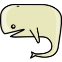 download Whale clipart image with 225 hue color