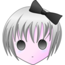download Chibi Girl clipart image with 270 hue color