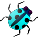 download Ladybug clipart image with 180 hue color