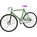 download Bicycle 01 clipart image with 225 hue color