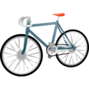download Bicycle 01 clipart image with 315 hue color