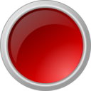 Glossy Red Button