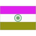 download India Flag clipart image with 270 hue color
