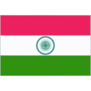 download India Flag clipart image with 315 hue color