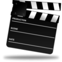 download Movie Clapper Board clipart image with 225 hue color